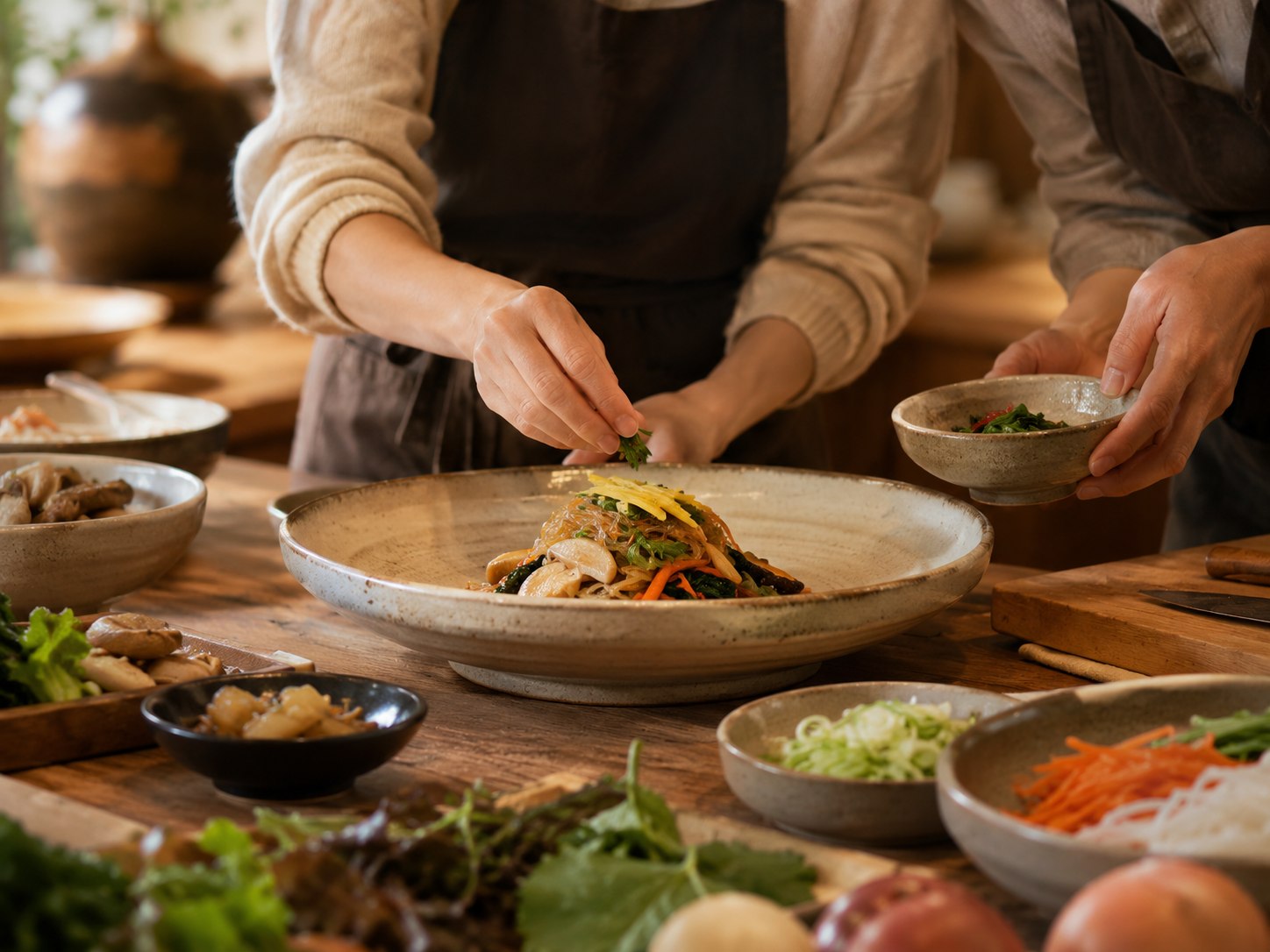 Plating Lesson at Soop Table, Yeonnam-dong, Hongdae, Seoul