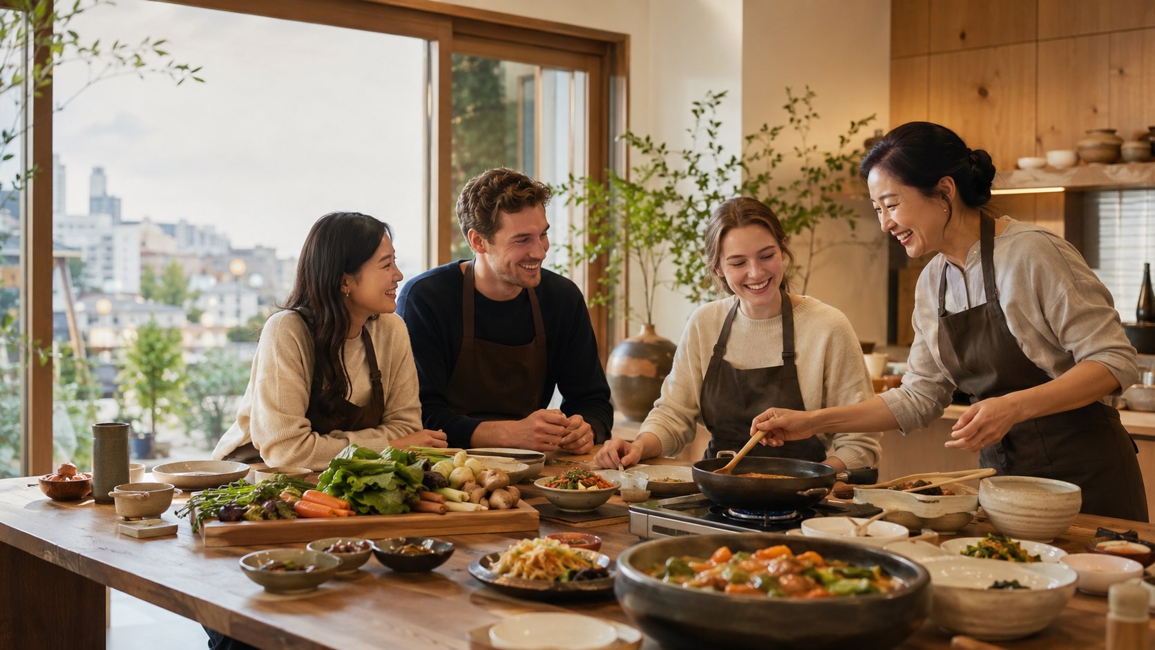 Soop Table Korean cooking class studio video preview